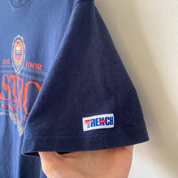 90s Vintage MLB Houston Astros Single Stitch Graphic T-Shirt, Unisex Adult - Picture 4 of 6